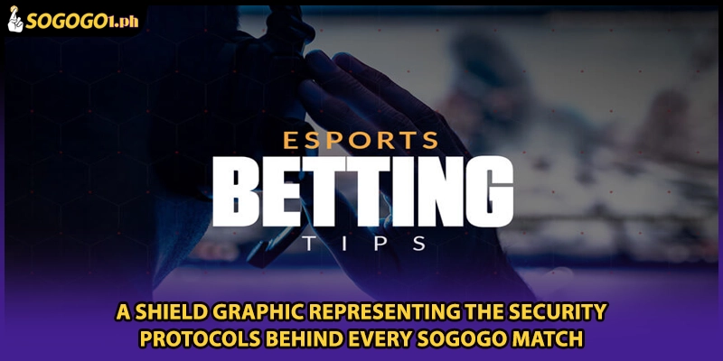A shield graphic representing the security protocols behind every SOGOGO match