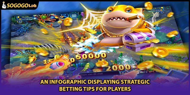 An infographic displaying strategic betting tips for players