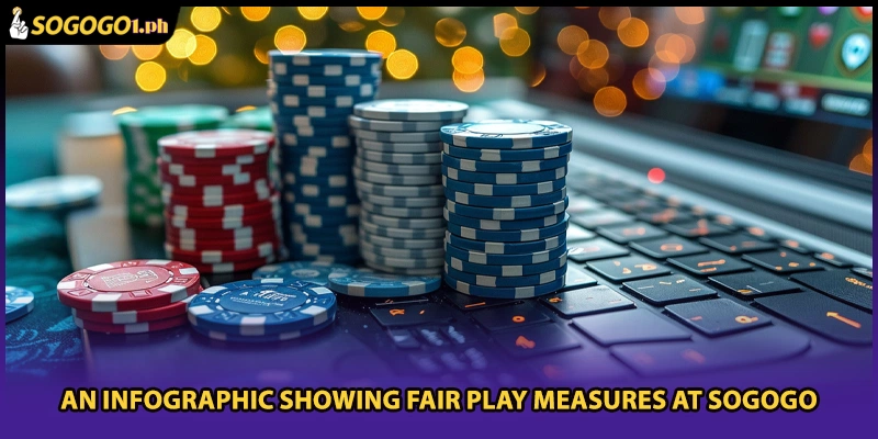 An infographic showing fair play measures at SOGOGO