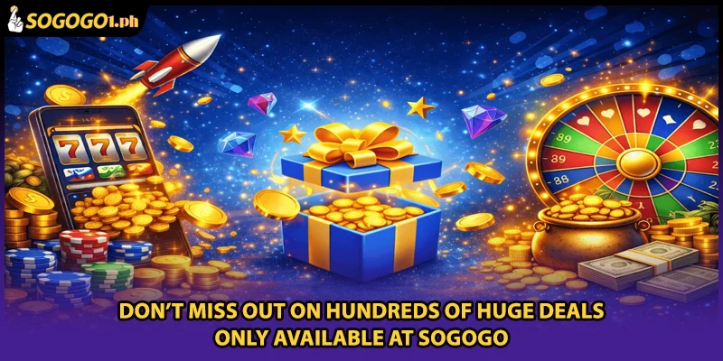 Don’t miss out on hundreds of huge deals only available at SOGOGO