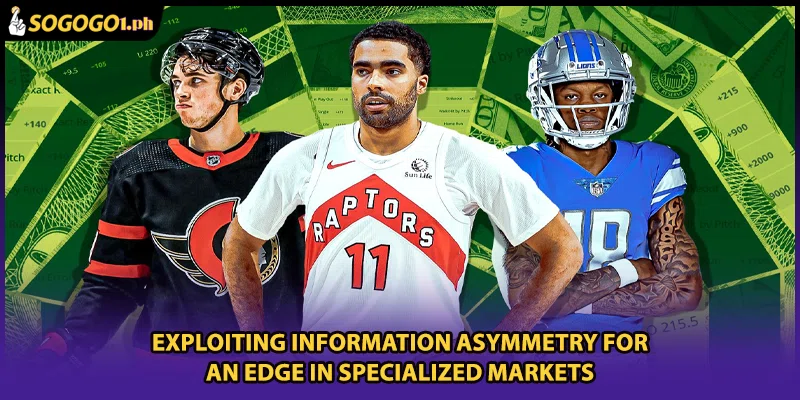 Exploiting information asymmetry for an edge in specialized markets