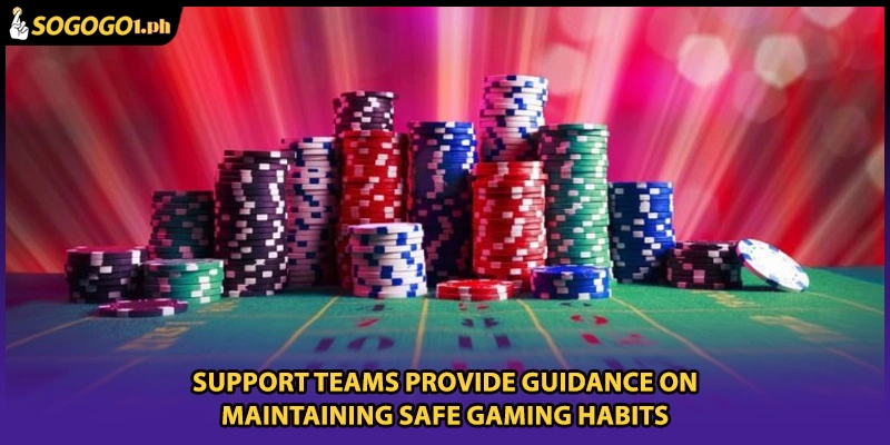 Support teams provide guidance on maintaining safe gaming habits