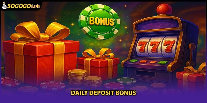 Daily deposit bonus