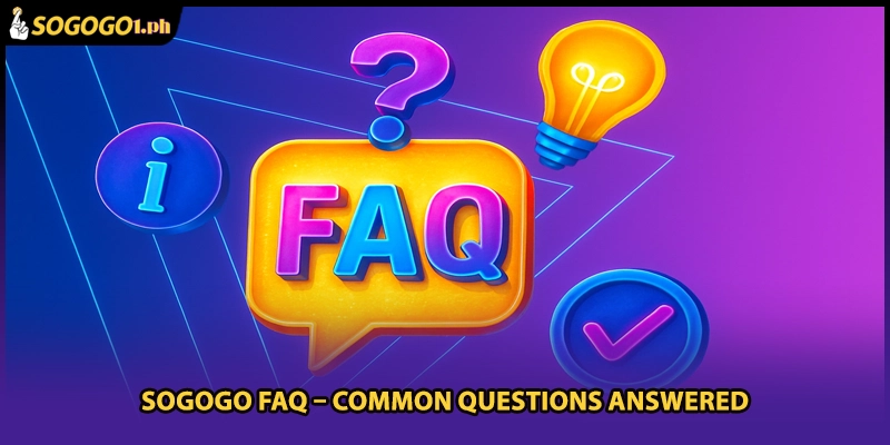 Sogogo FAQ – common questions answered